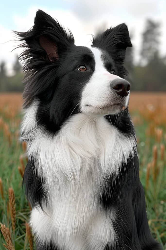 A large border collie