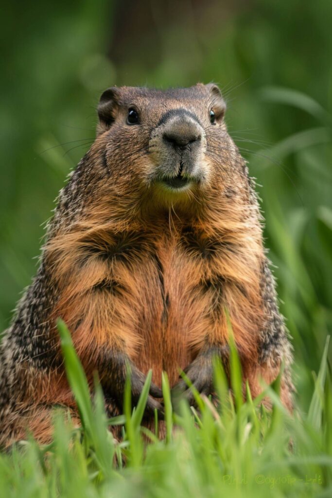 A large groundhog