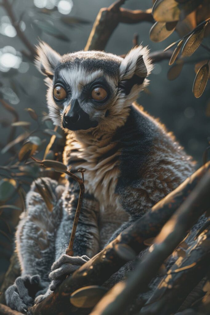 A large lemur