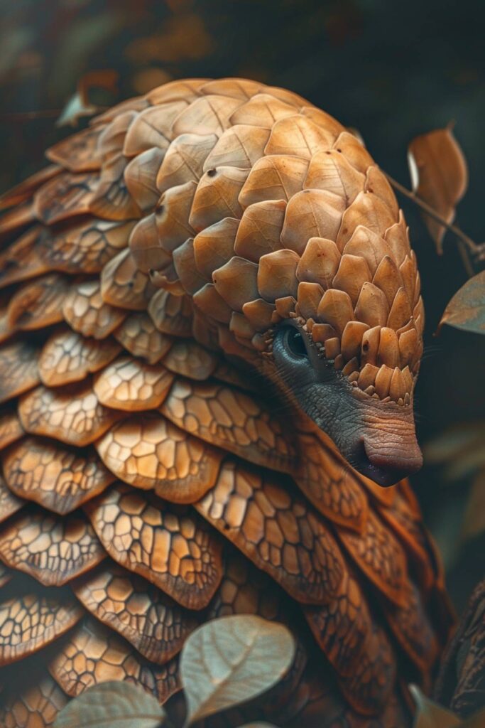 A large pangolin