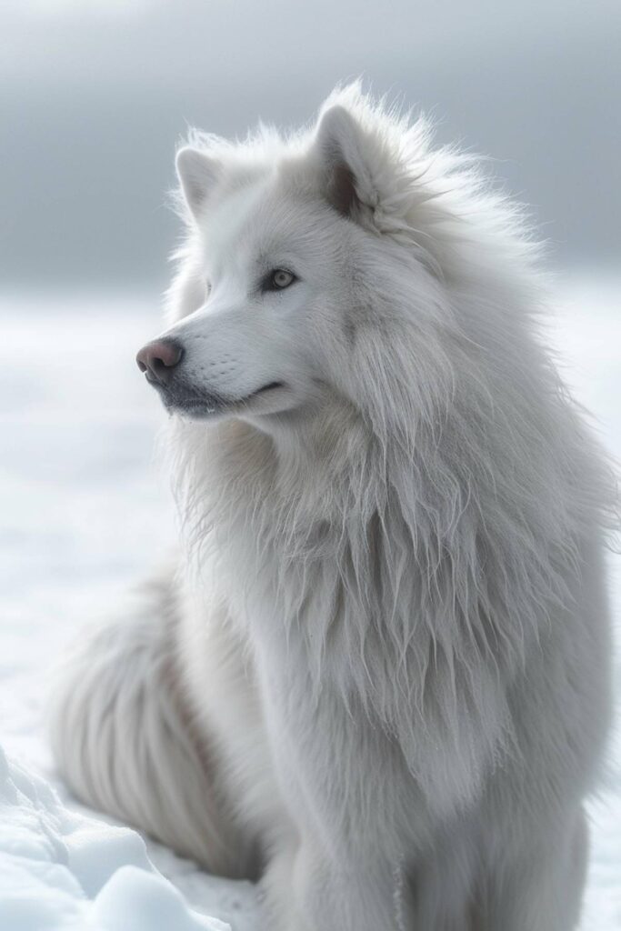 A large samoyed