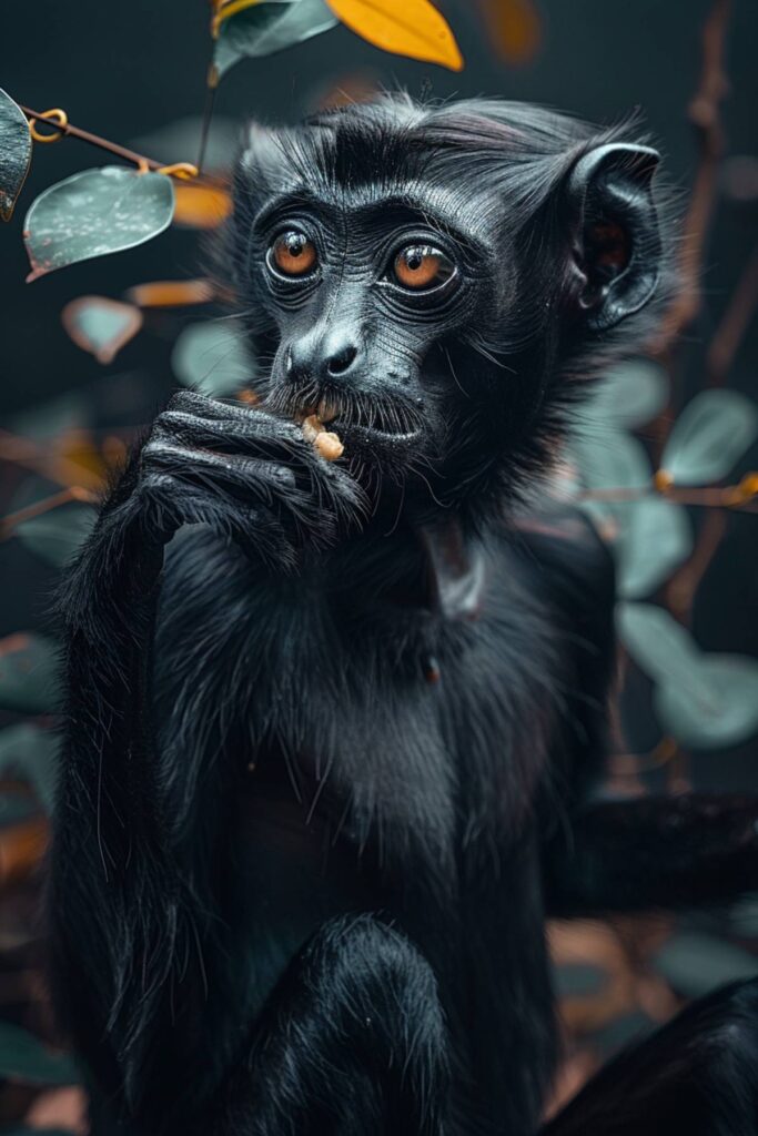 A large spider monkey