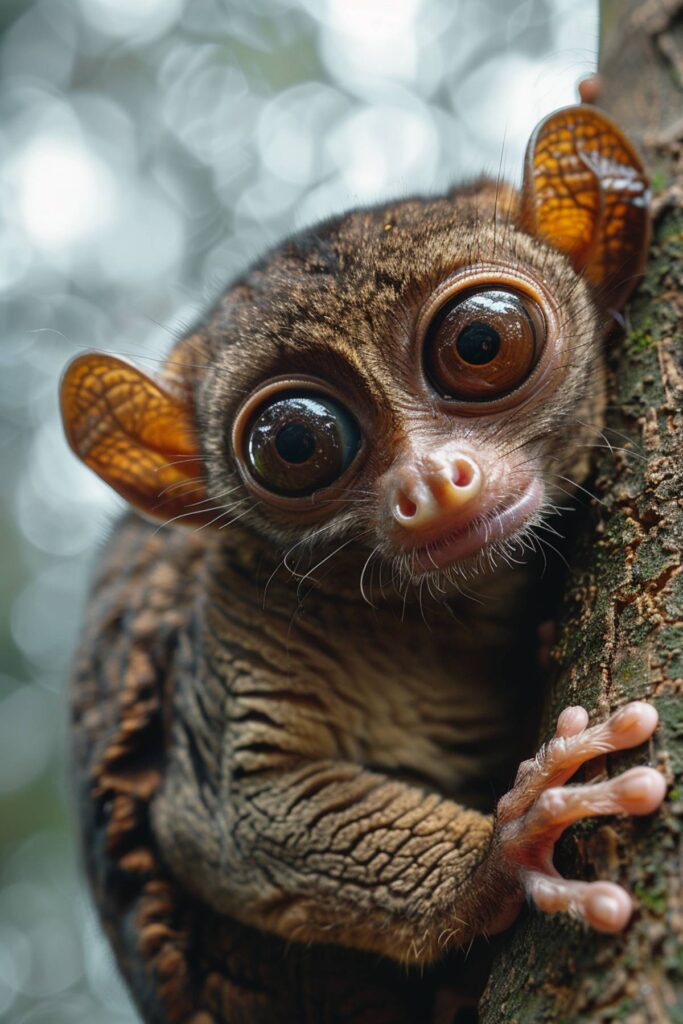 A large tarsier