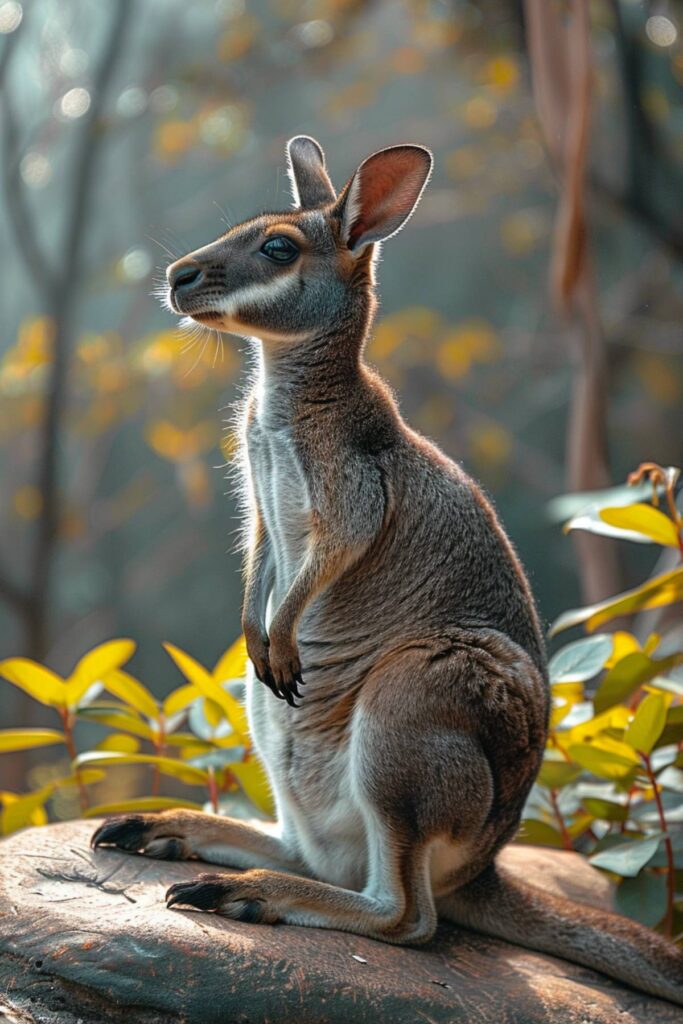 A large wallaby