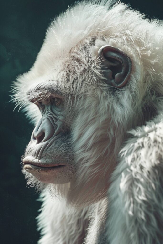 A white ape