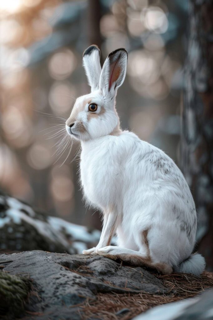 A white hare