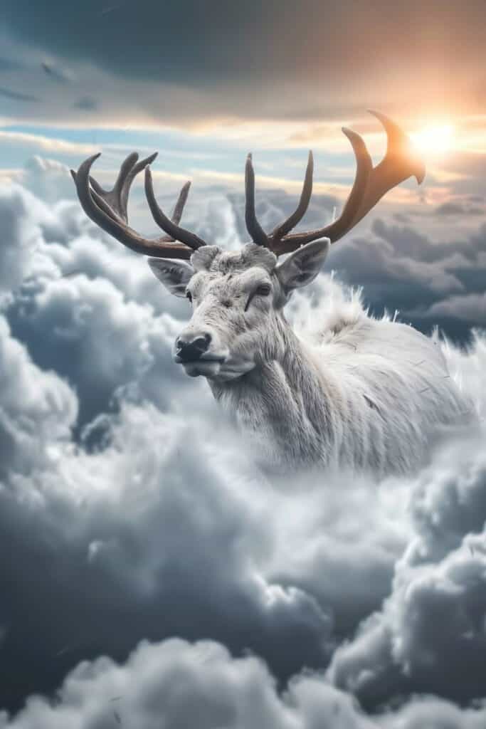 A white stag biblical representation