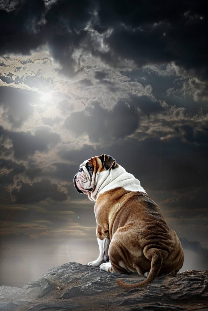 Biblical representation of a bulldog