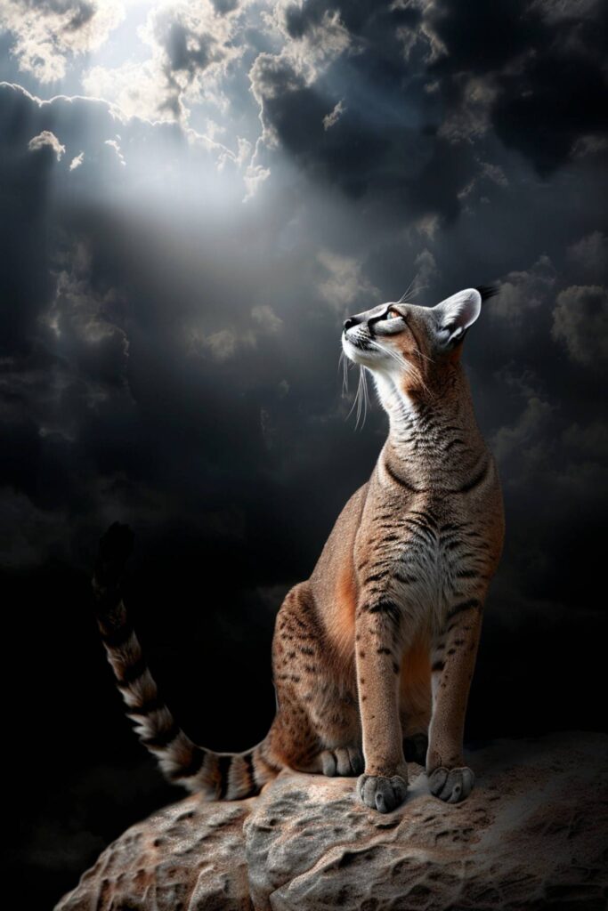 Biblical representation of a caracal