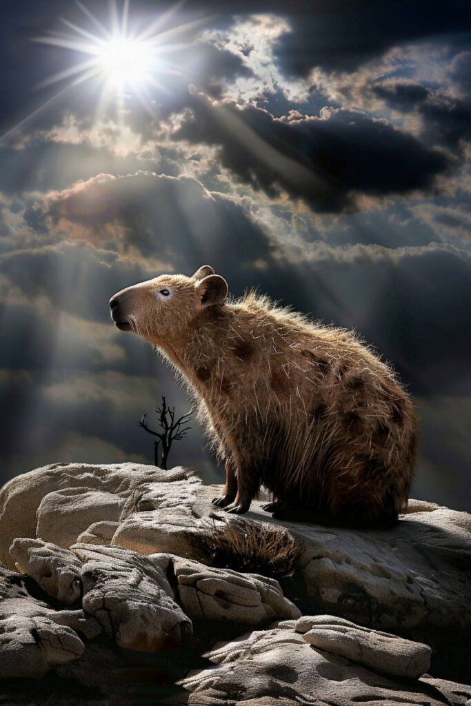 Biblical representation of a wombat