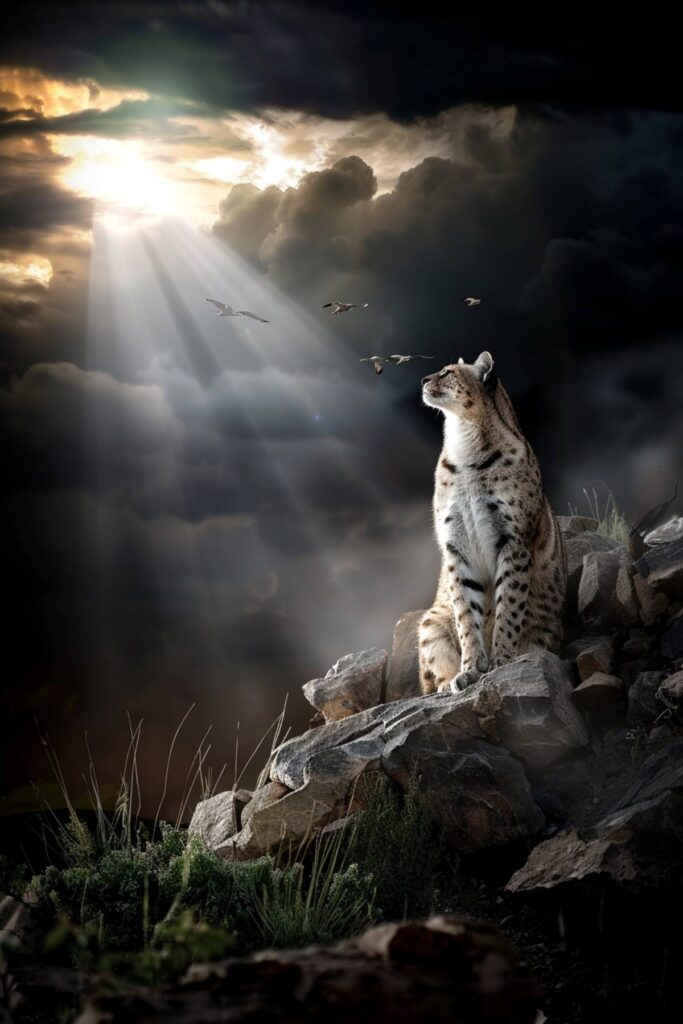 Biblical representation of an ocelot