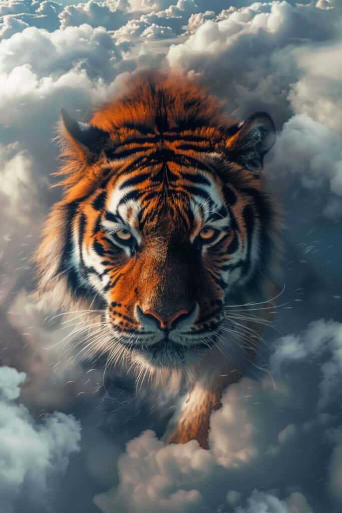 Biblical representation of the Siberian tiger