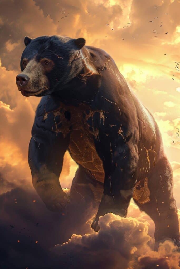 Biblical representation of the sun bear