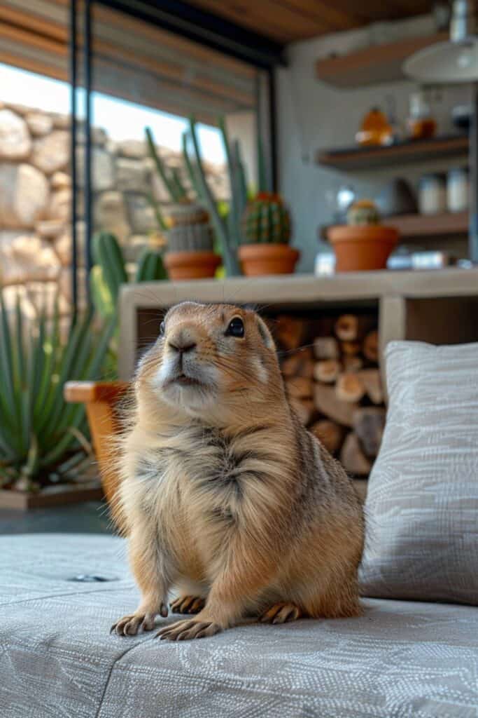 Dream about a prairie dog in the house