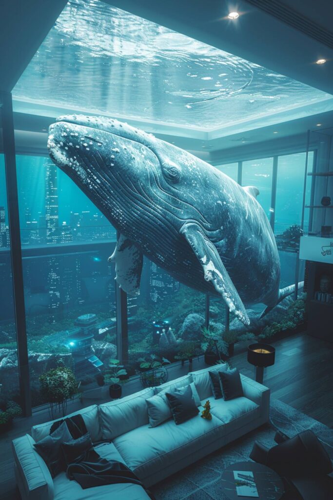 Dream about a sperm whale in the house