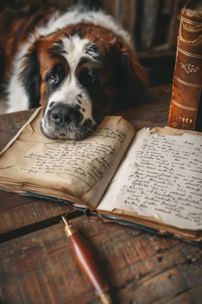 Dream journal about the Saint Bernard