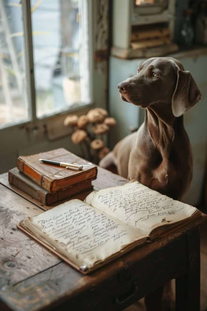 Dream journal about the Weimaraner