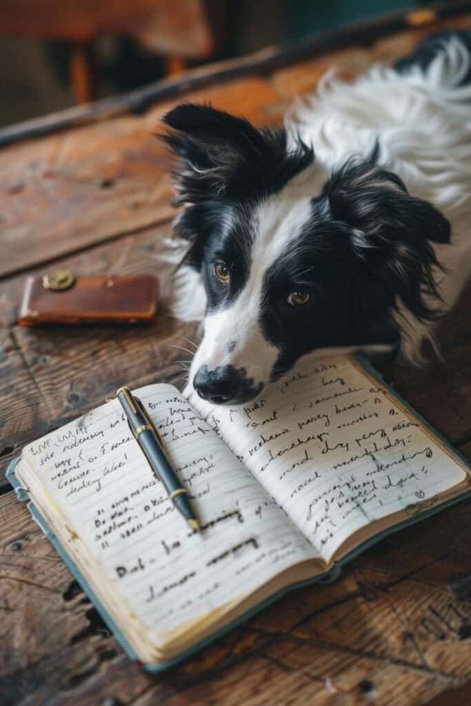 Dream journal about the border collie