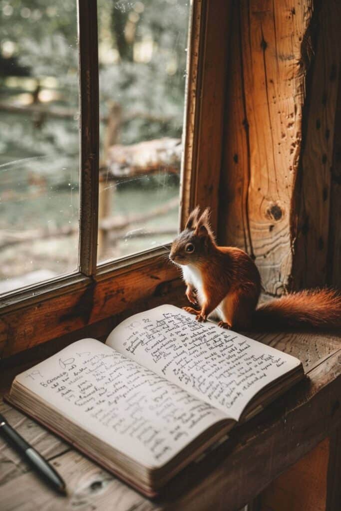 Dream journal about the red squirrel