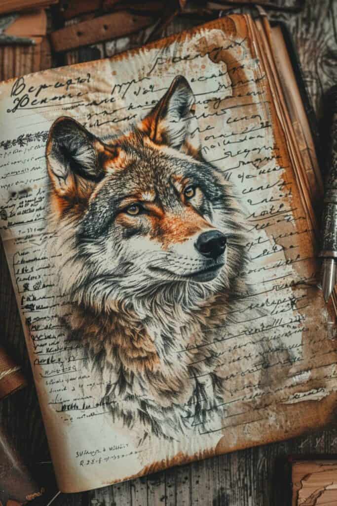 Dream journal about the red wolf