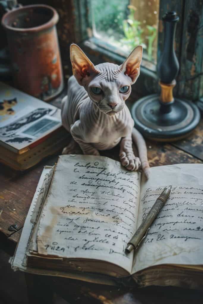 Dream journal about the sphynx cat