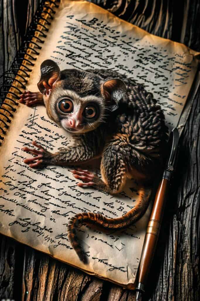 Dream journal about the tarsier