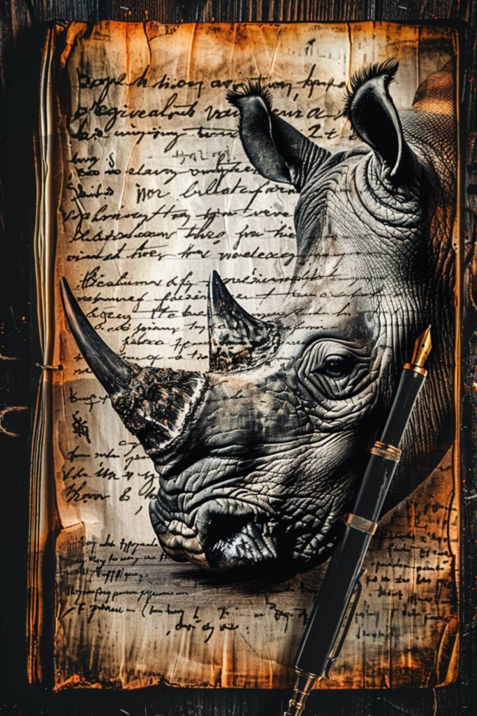 Dream journal about the white rhino