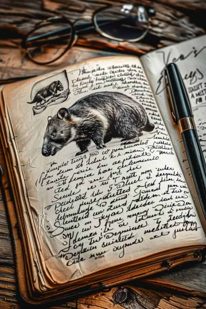 Dream journal about the wombat