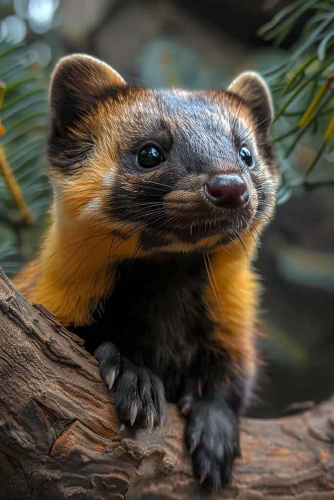 Dream of a large pine marten