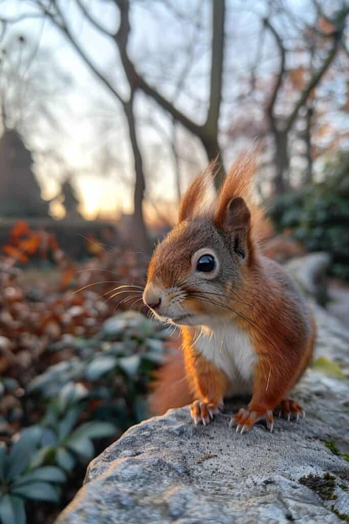 Dream of a large red squirrel