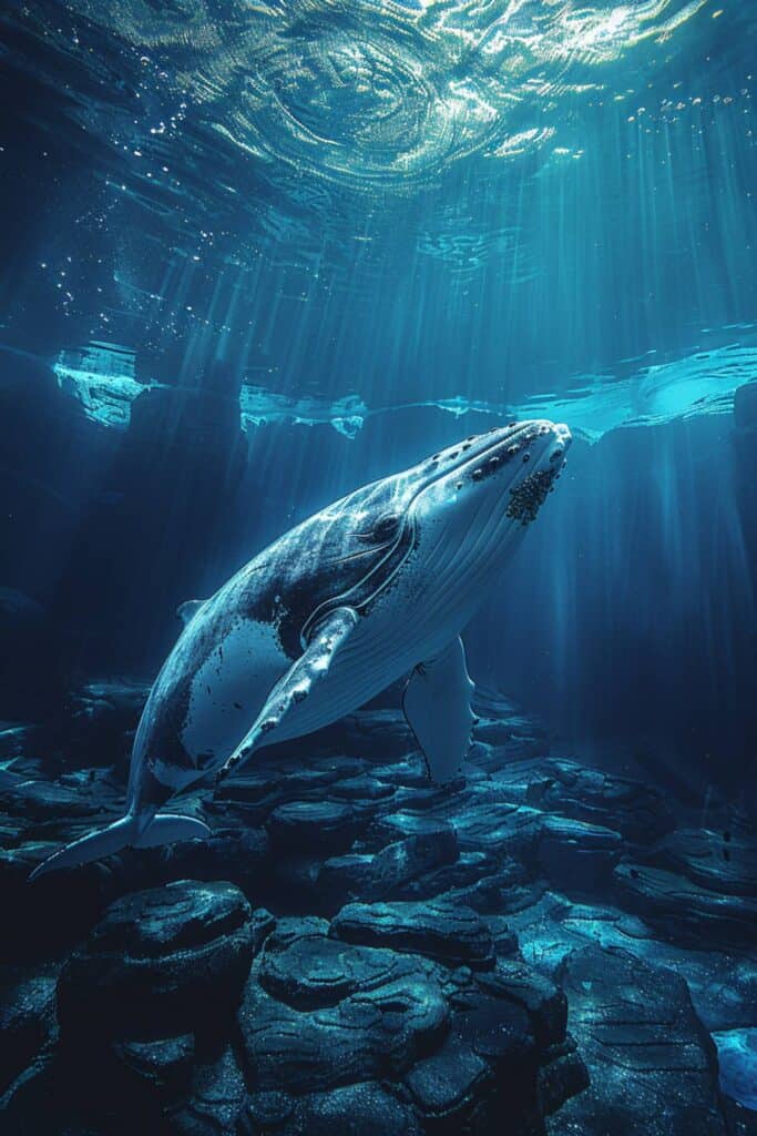 Dream of a large sperm whale