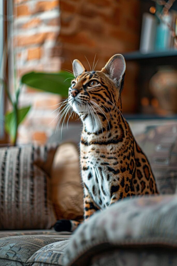 Ocelot in the house