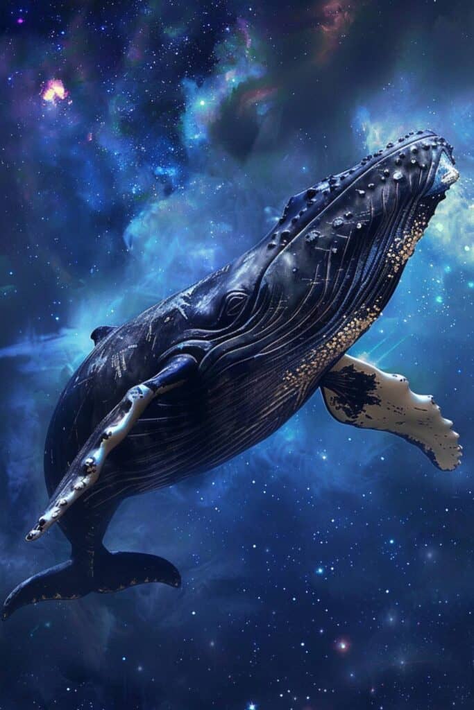 Spiritual meanings of a black whale in a dream