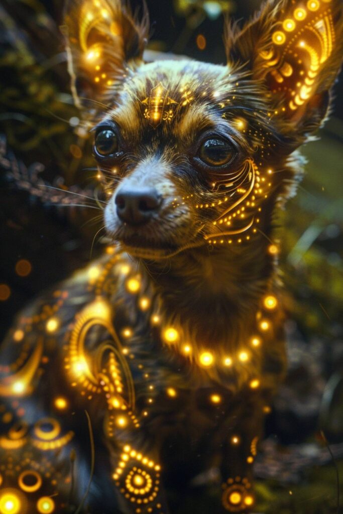 Spiritual representation of a chihuahua