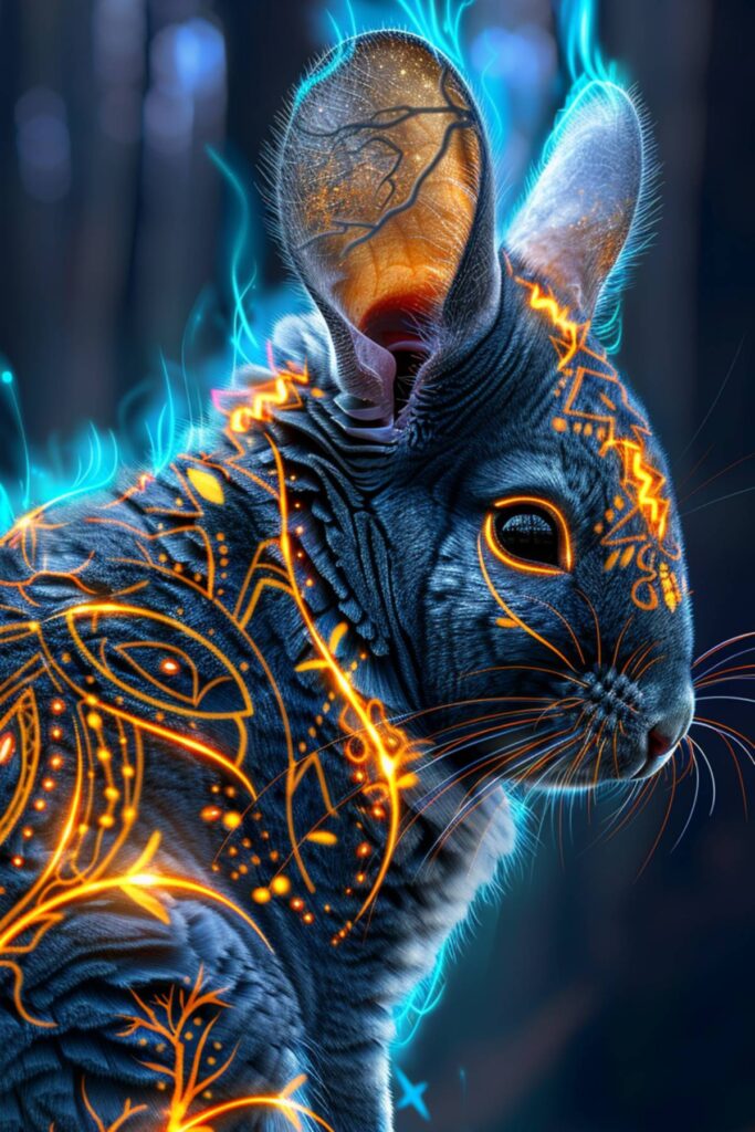 Spiritual representation of a chinchilla