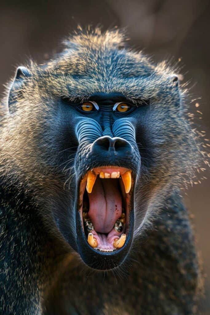 A baboon attack