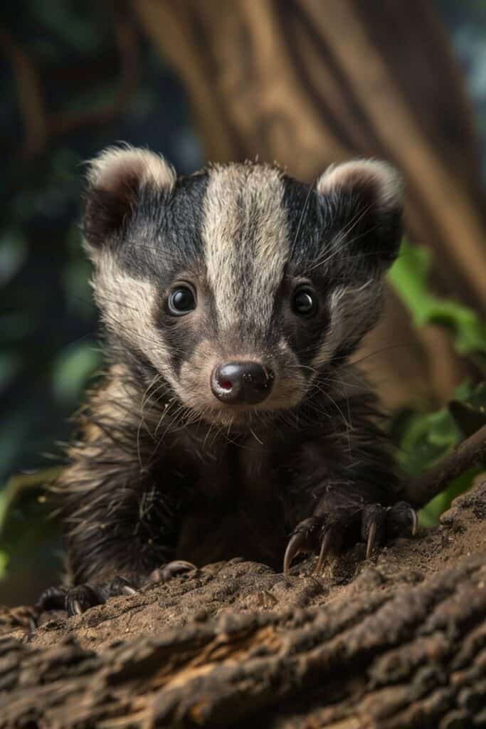 A baby badger