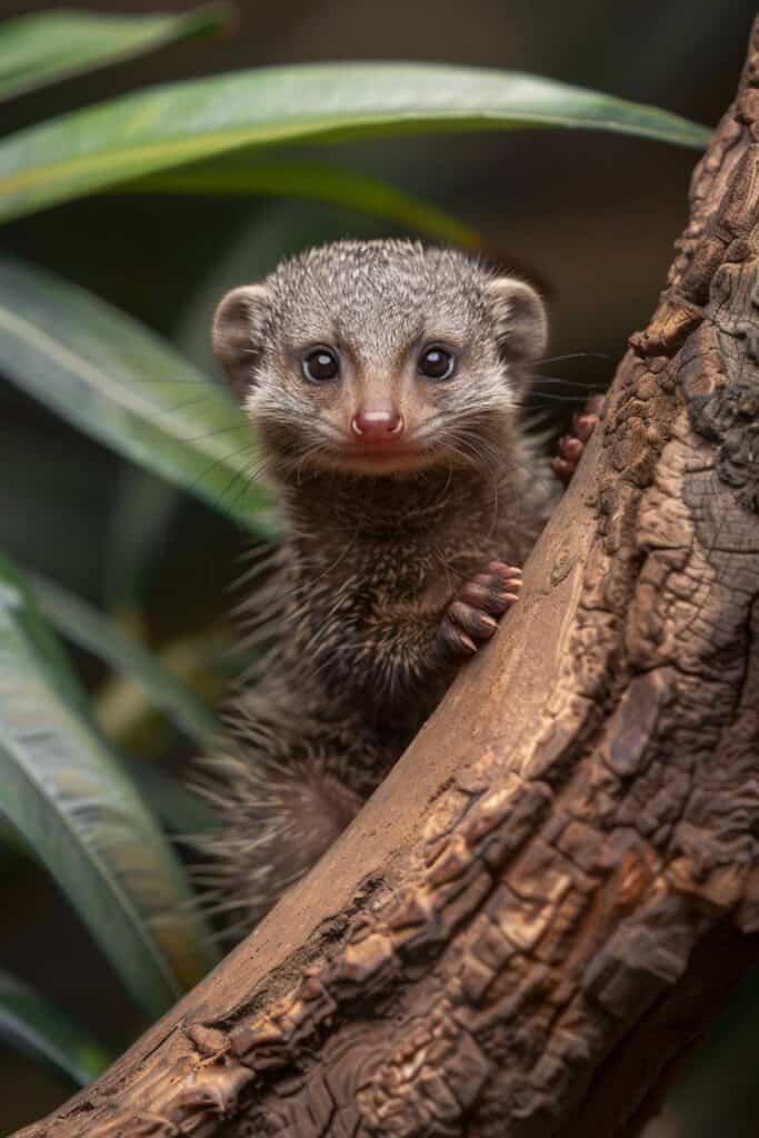 A baby mongoose