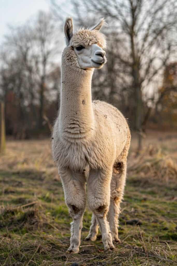 A large alpaca