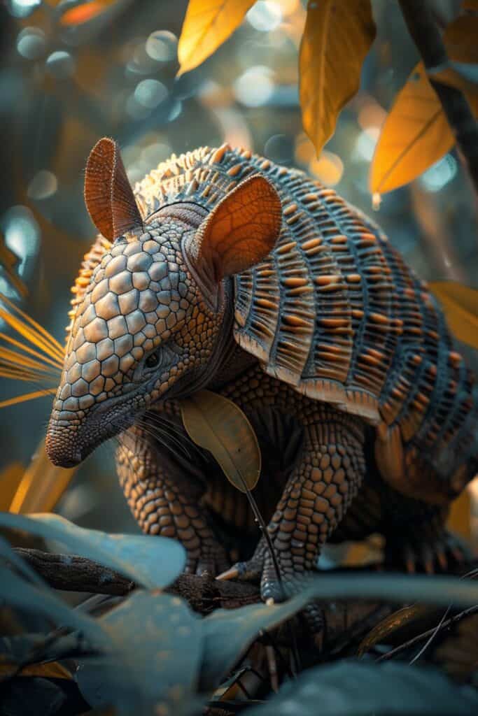 A large armadillo