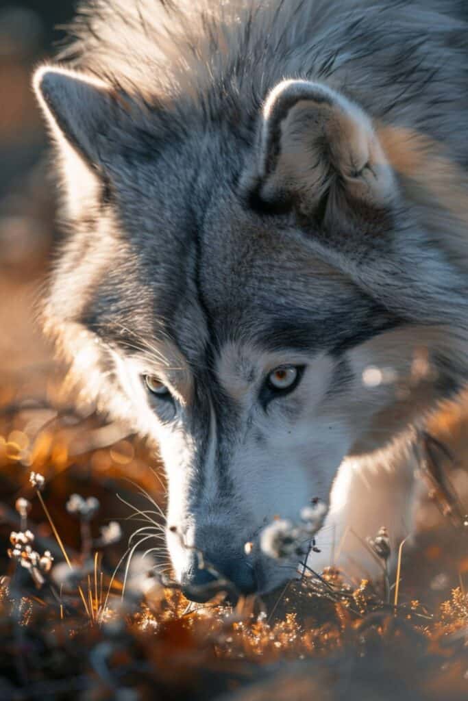 A large husky