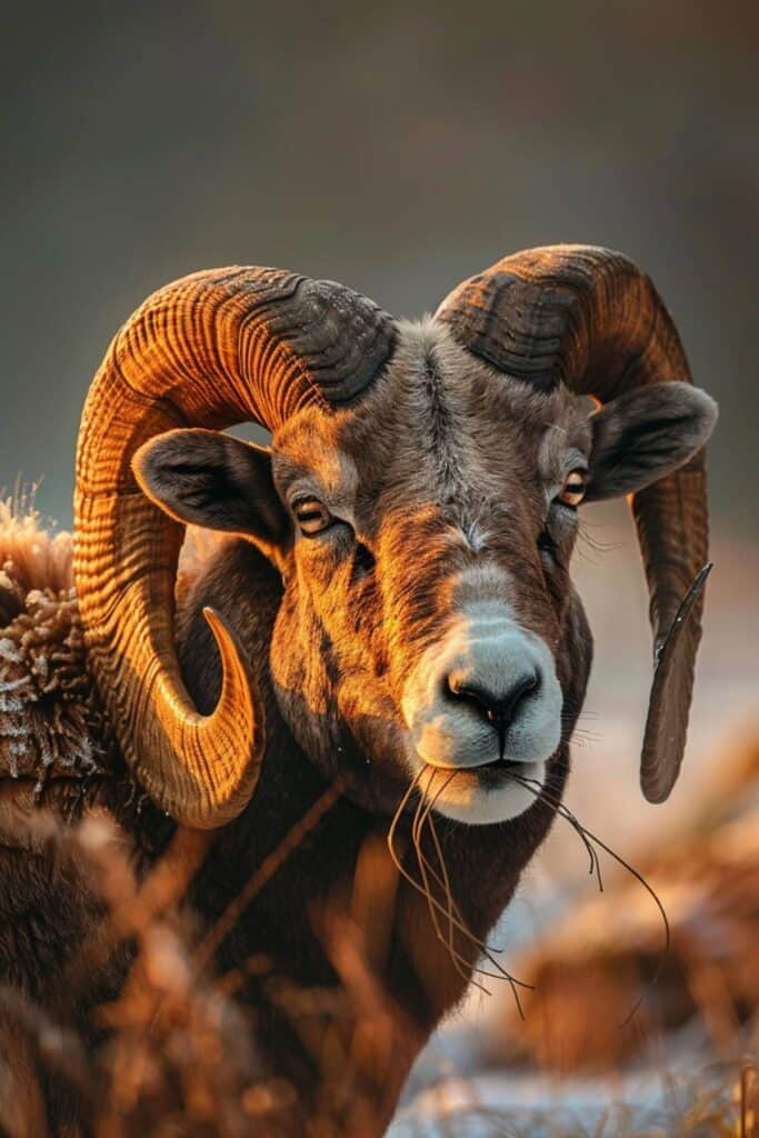 A large ram