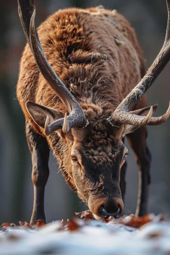 A large reindeer