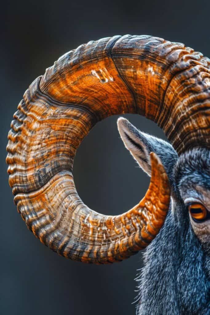 A ram horn