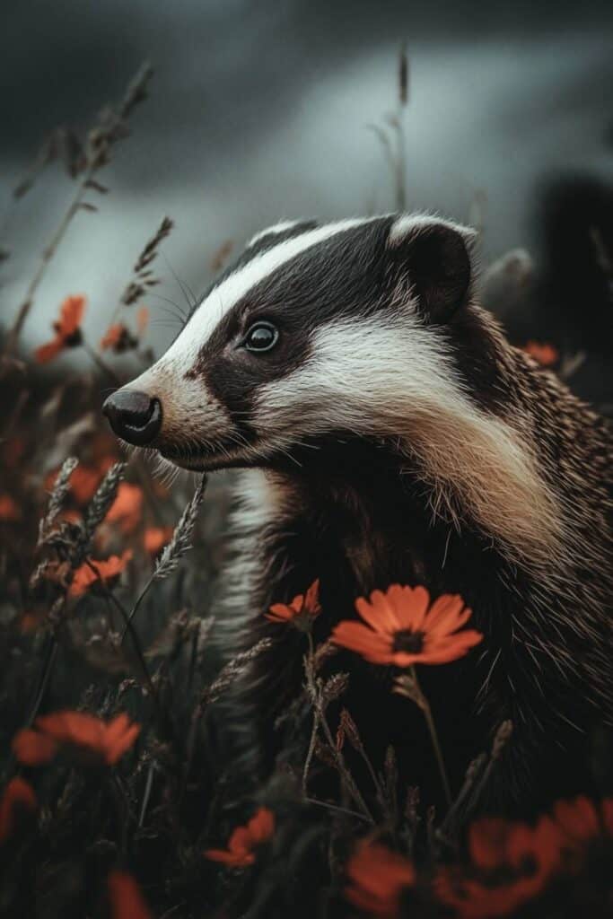 Biblical representation of a badger