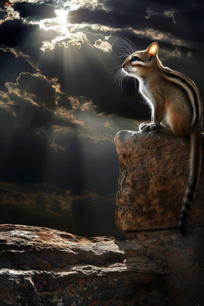 Biblical representation of a chipmunk