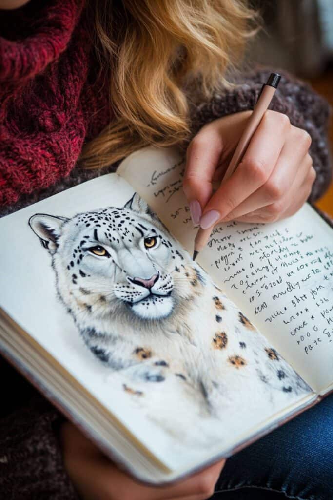 Dream journal about the snow leopard