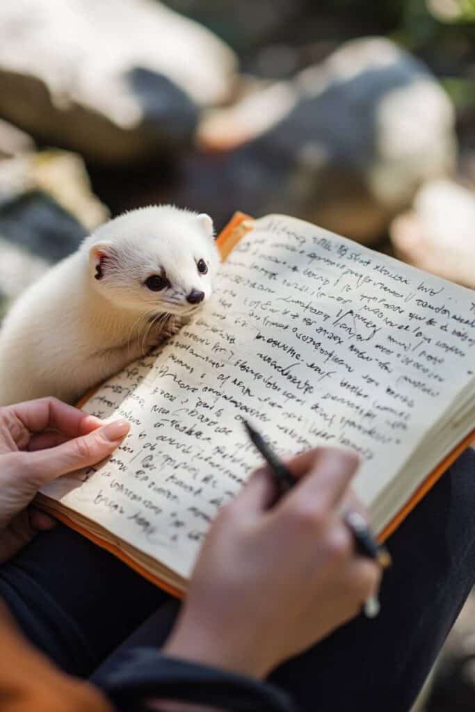 Dream journal about the white ferret