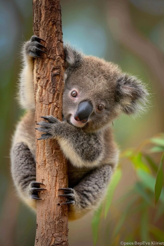 A baby koala