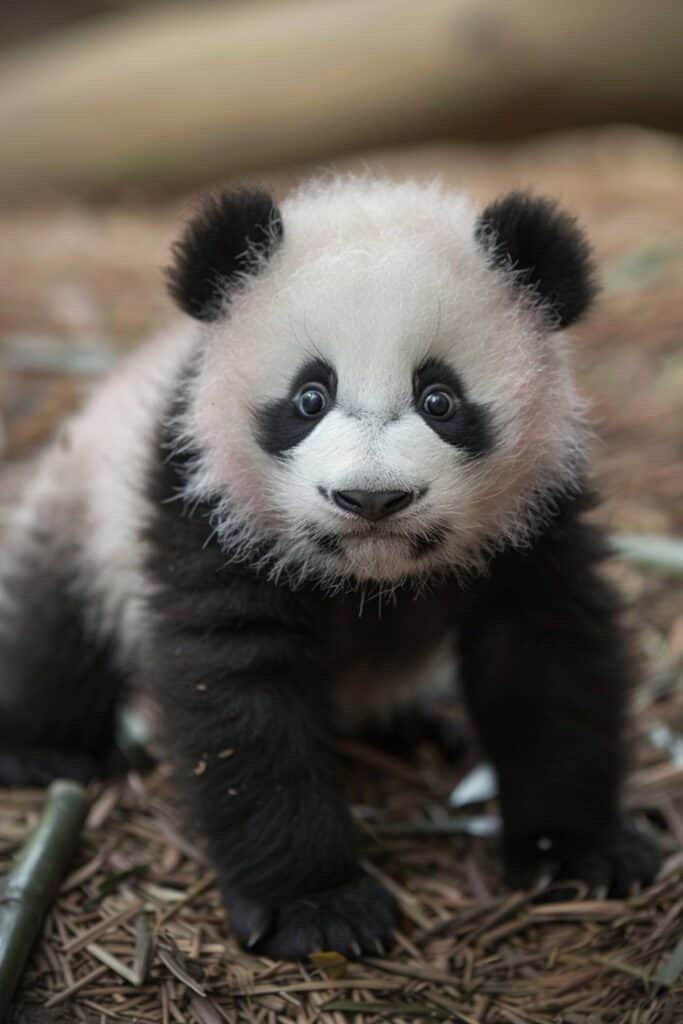 A baby panda